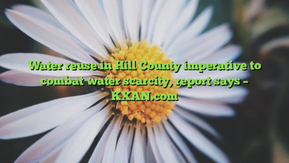 Water reuse in Hill County imperative to combat water scarcity, report says â€“ KXAN.com
